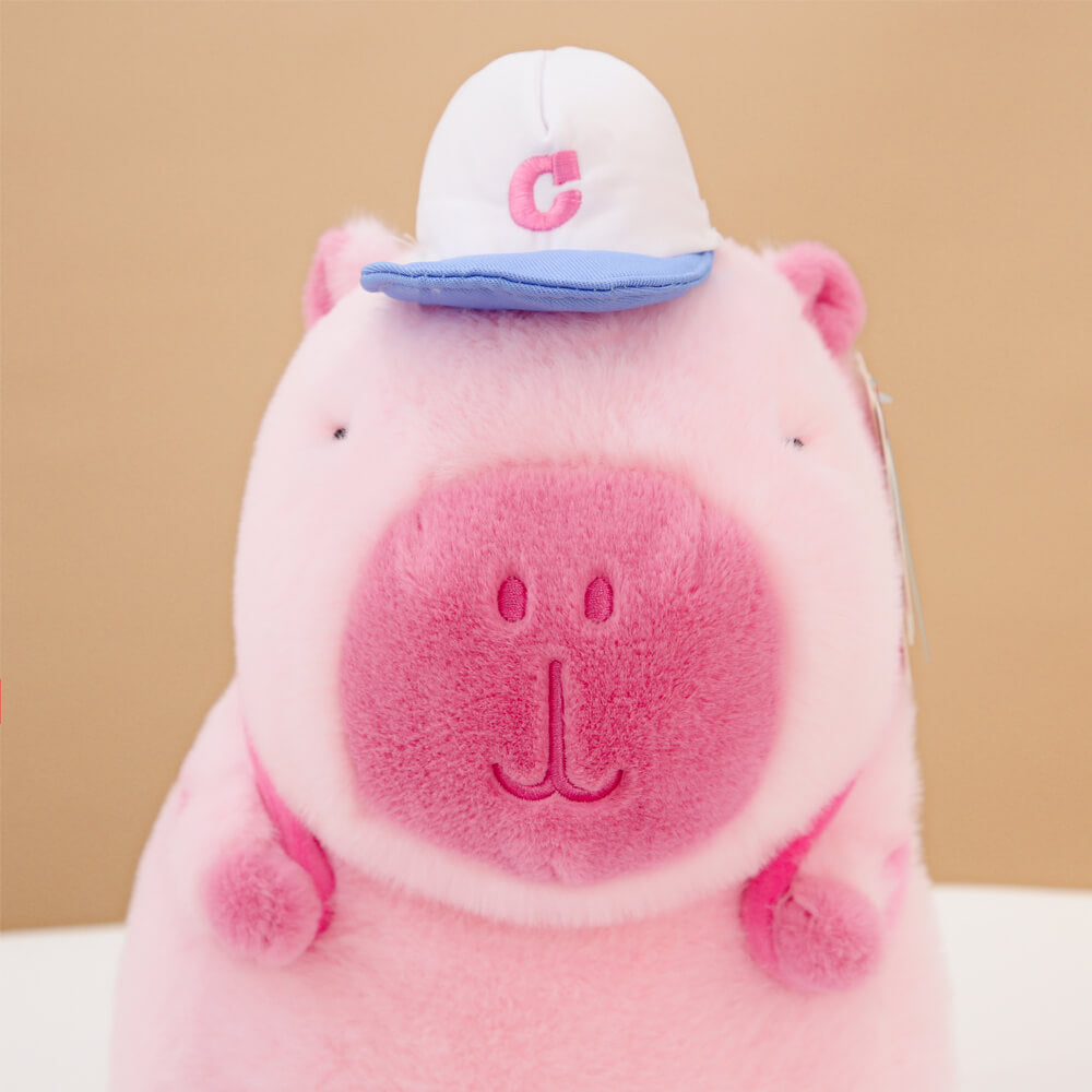 Cute Capybara Plush Toy with Backpack, Kawaii Capybara Stuffed Animal Plushie