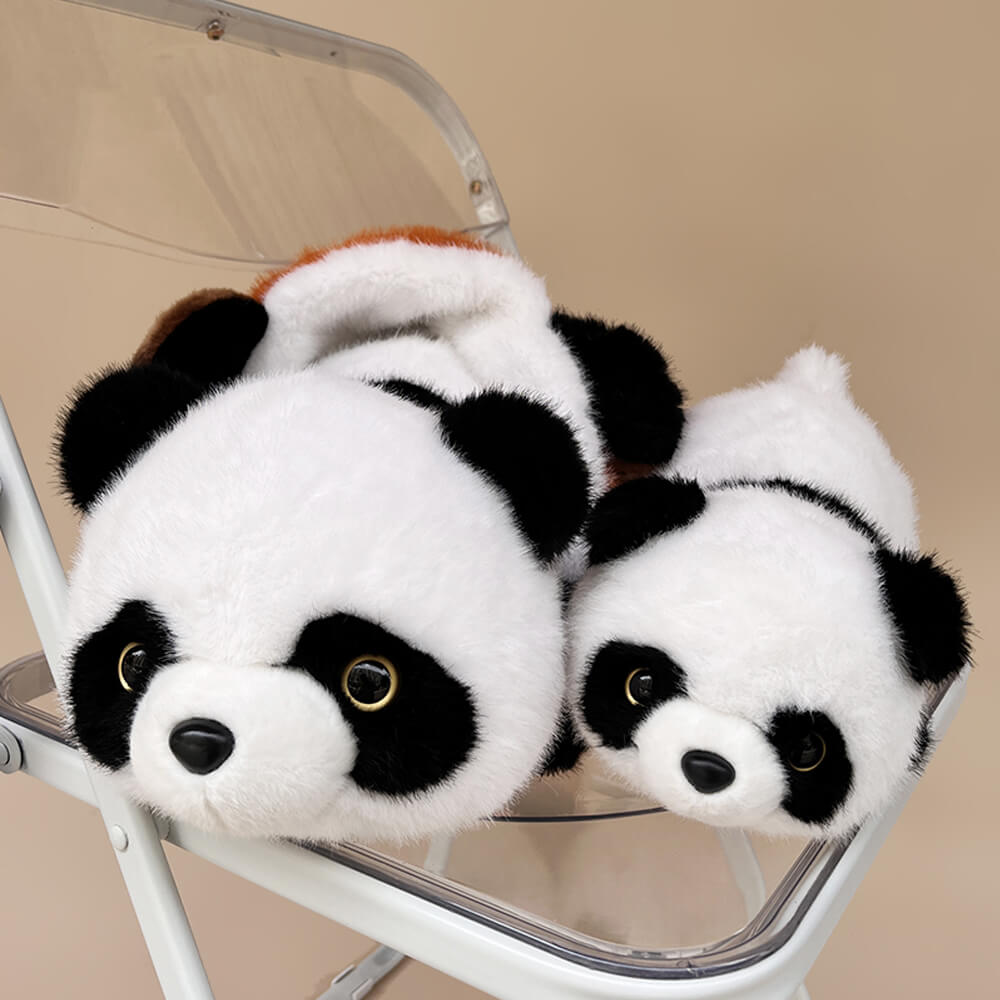 2 in 1 Stuffed Red Panda and Panda Plush Toy