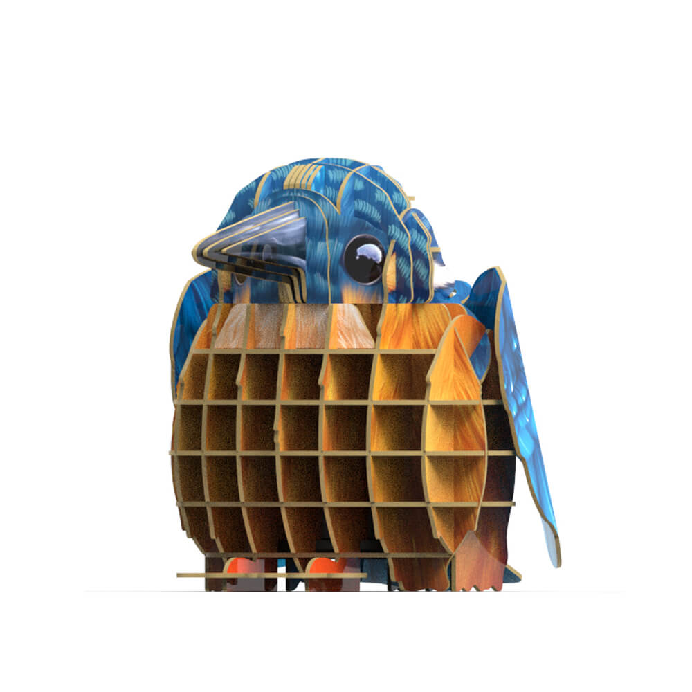 3D Bird Paper Puzzle, Premium Cardboard Models with Bird Sound Device