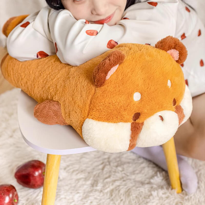 Kawaii Red Panda Hugging Pillow, Stuffed Animal Plush Toy