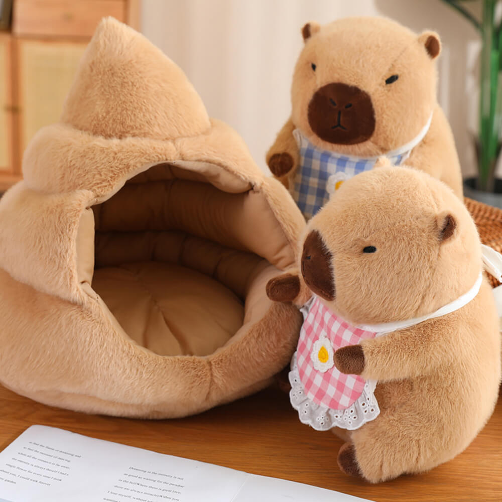 Kawaii Capybara Stuffed Animal Plush Toy with Poop Plush Toy