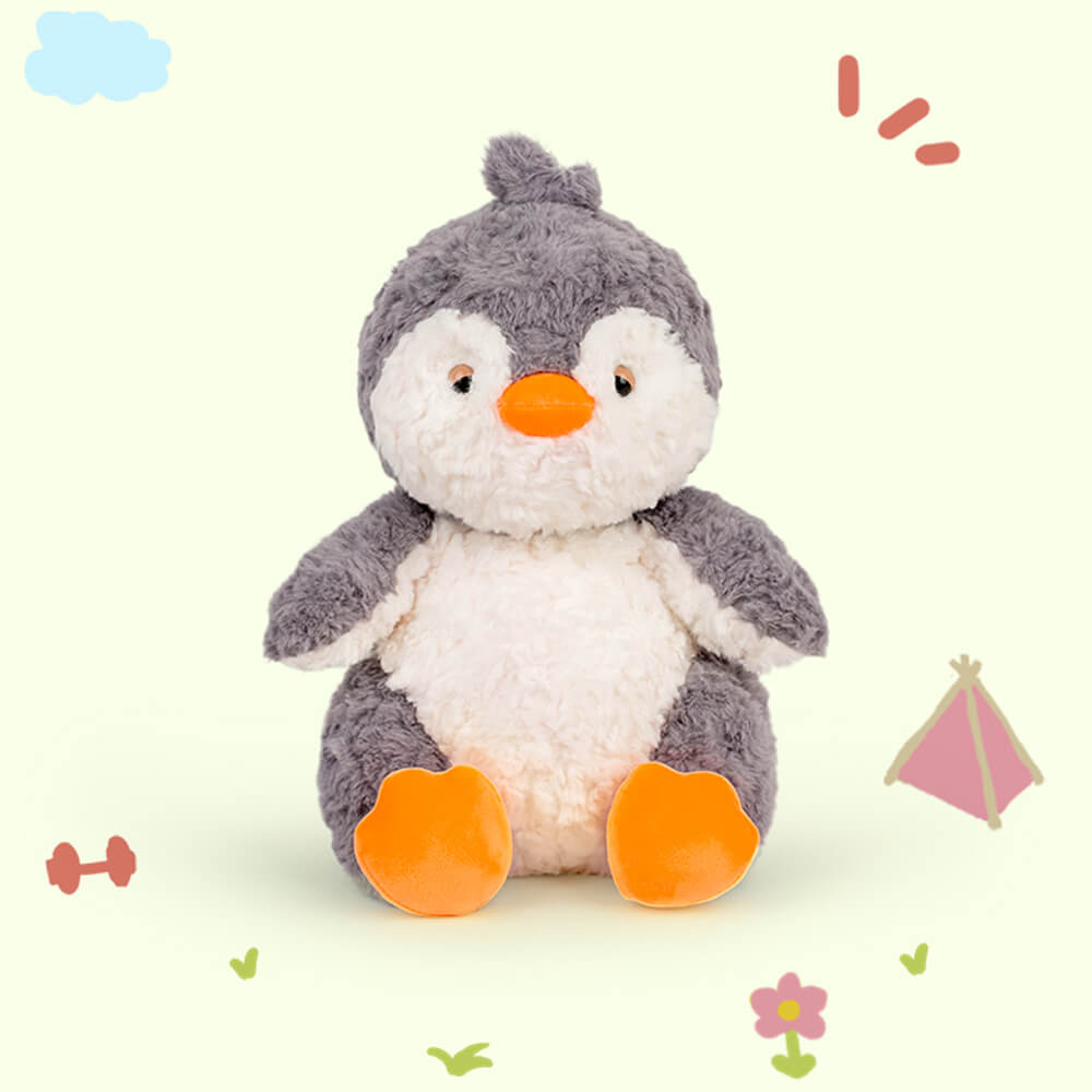 Cute Animal Cub Stuffed Plush Toy - Elephant, Pig, Fox, Penguin