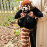 Handmade Realistic Red Panda Stuffed Animal Plush Toy