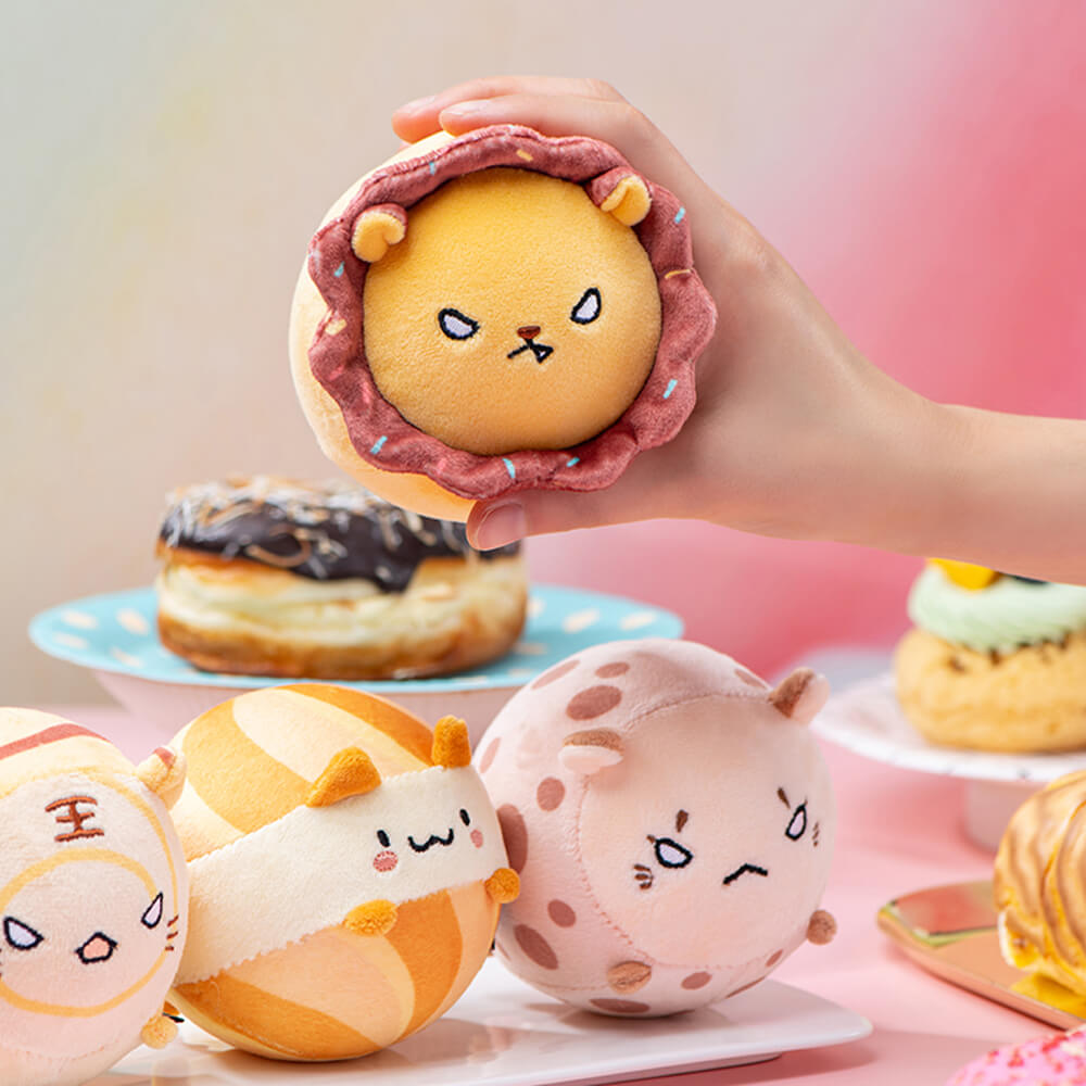 Dessert Animal Stuffed Plush Toy, Decompression Ball, Stress Reliever Toys