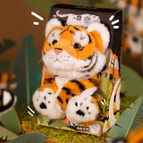 Tiger Stuffed Plush Slap Bracelet, Animal Plushies