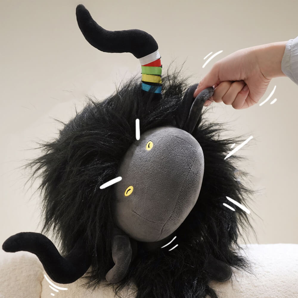 Fluffy Yak Stuffed Animal Plush Toy, Wild Ox Plushies