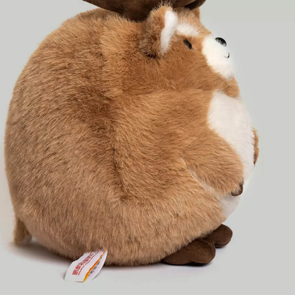 Chubby Eld's Deer Stuffed Animal Plush Toy, Eld's Deer Plushies