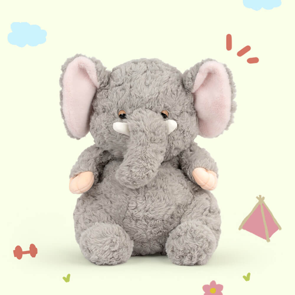 Cute Animal Cub Stuffed Plush Toy - Elephant, Pig, Fox, Penguin