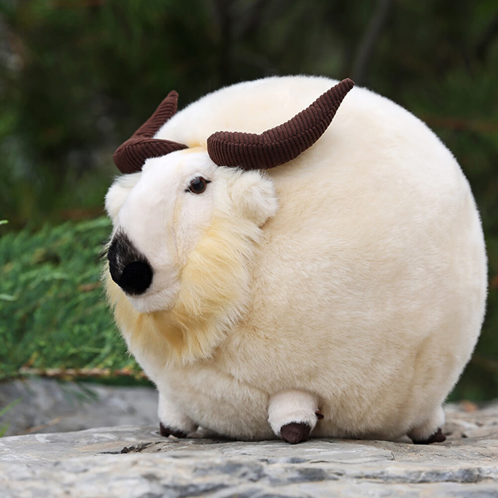 Chubby Takin Stuffed Animal Plush Toy, Rare Animals Plushies
