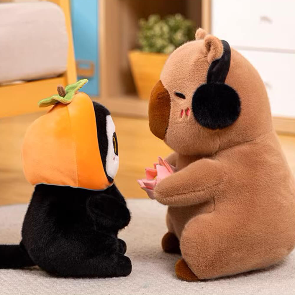 Cute Capybara Stuffed Animal Plush Toy, Relaxed Capybara Plushies