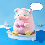Cute Diver Piggy Stuffed Animal Plush Toy, LuLu Pig Plushies