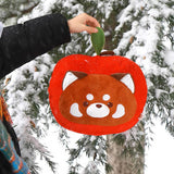 Adorable Red Panda Stuffed Animal Pillow, Warm Hand Pillow