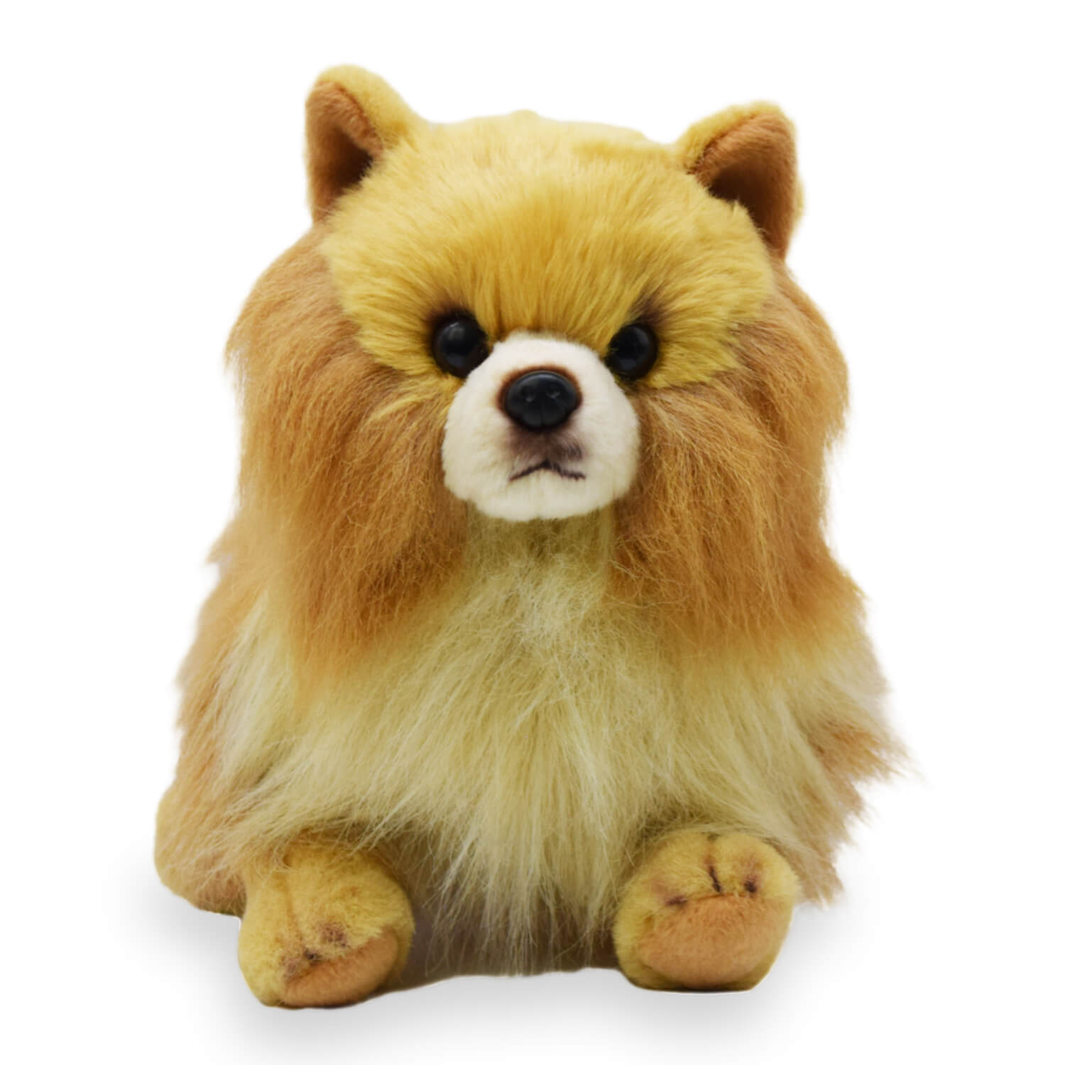 Realistic Pomeranian Dog Stuffed Animal Plush Toy