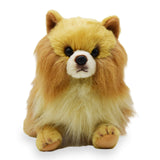 Realistic Pomeranian Dog Stuffed Animal Plush Toy
