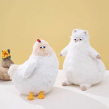 Sad Animal Stuffed Plush Toy, Chicken Alpaca Plushies