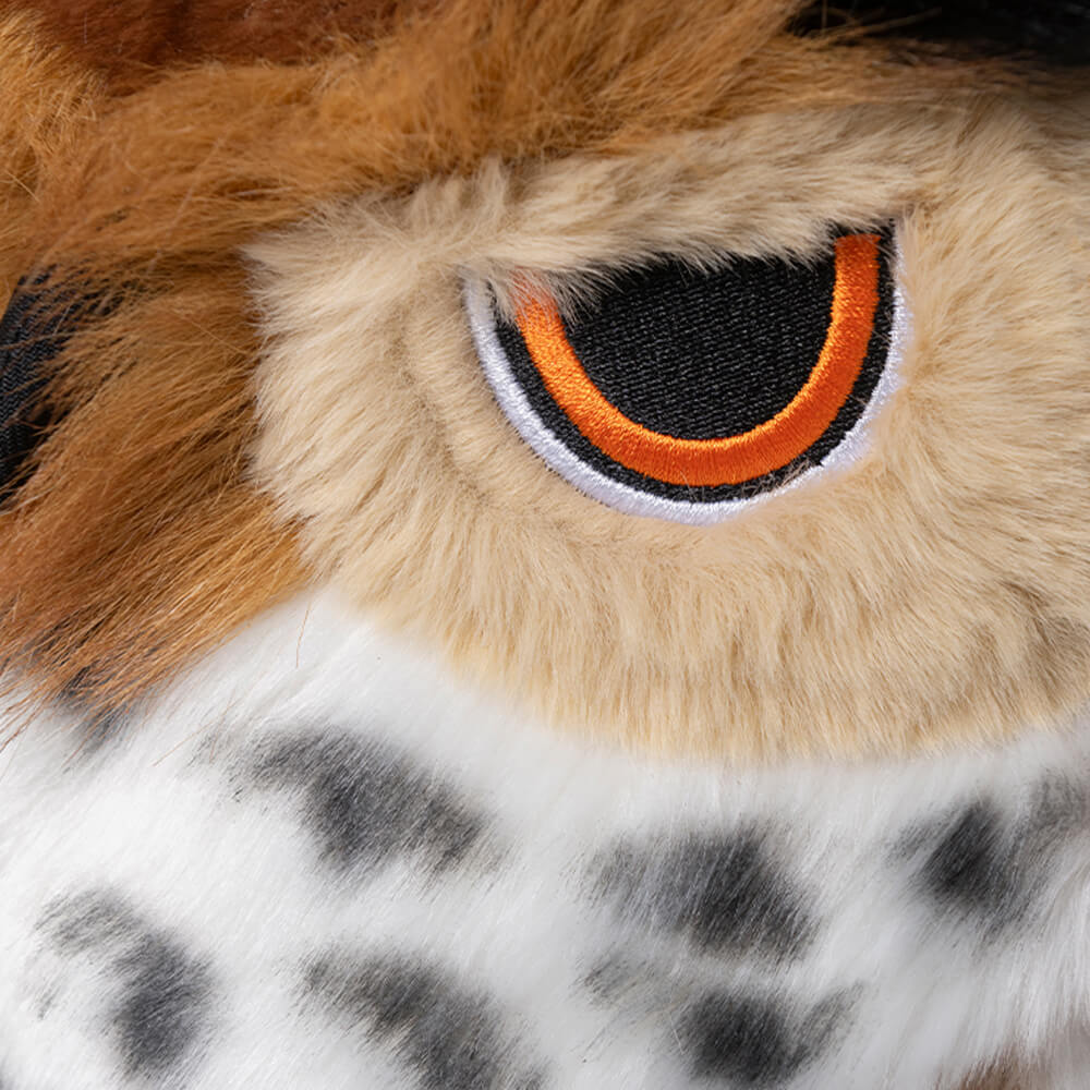 Chubby Eurasian Eagle-Owl Stuffed Animal Plush Toy
