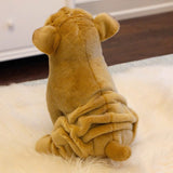 Realistic Shar Pei Dog Stuffed Animal Plush Toy, Pet Plushies