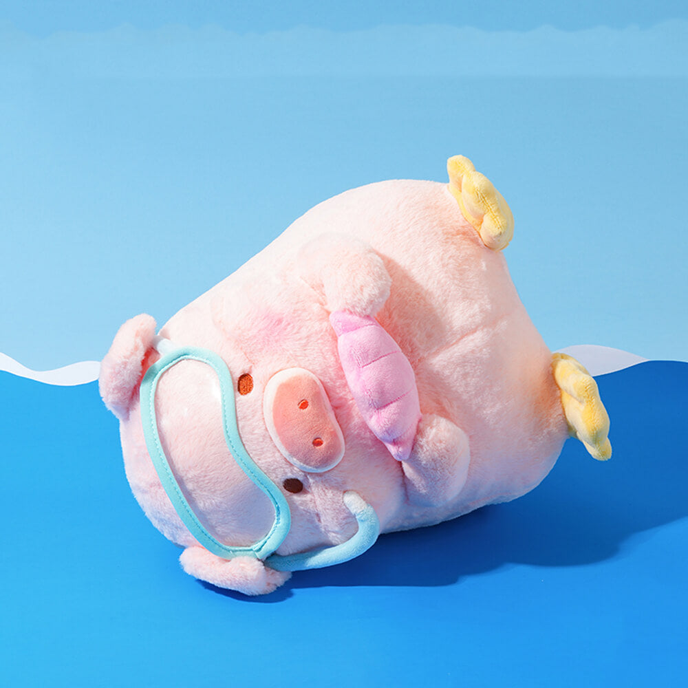 Cute Diver Piggy Stuffed Animal Plush Toy, LuLu Pig Plushies