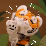 Tiger Stuffed Plush Slap Bracelet, Animal Plushies
