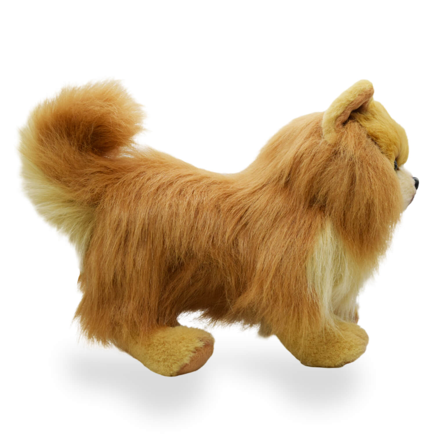 Realistic Pomeranian Dog Stuffed Animal Plush Toy