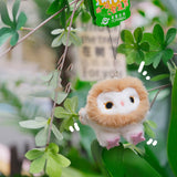 Mini Barn Owl, Mallard, Red-Footed Booby Stuffed Plush Keychain, Bag Charm