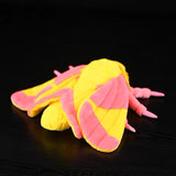 Realistic Rosy Maple Moth Stuffed Animal Plush Toy