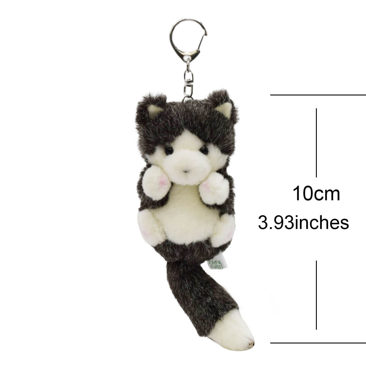 Cute Husky Dog Plush Bag Charm, Animal Plush Keychain