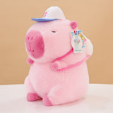 Cute Capybara Plush Toy with Backpack, Kawaii Capybara Stuffed Animal Plushie