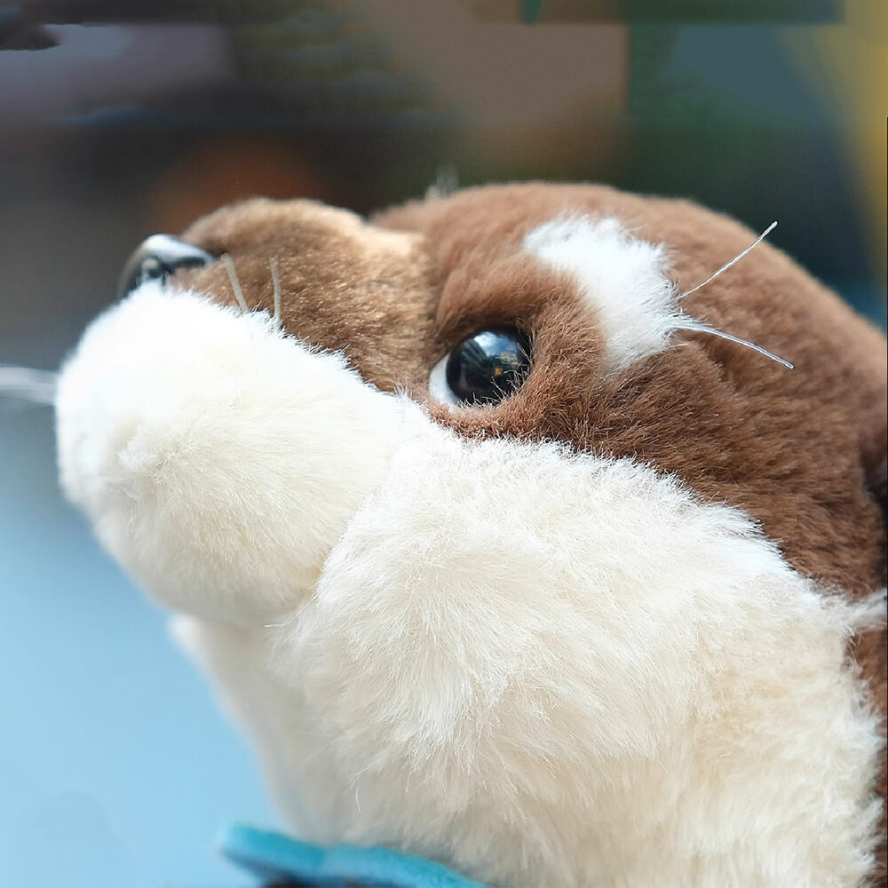 Cute Eurasian Otter Stuffed Plush Slap Bracelet, Otter Plushies