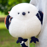 Chubby Long-tailed Tit Stuffed Animal Plush Toy, Bird Plushies
