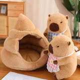 Kawaii Capybara Stuffed Animal Plush Toy with Poop Plush Toy