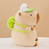Cute Capybara Plush Toy with Backpack, Kawaii Capybara Stuffed Animal Plushie