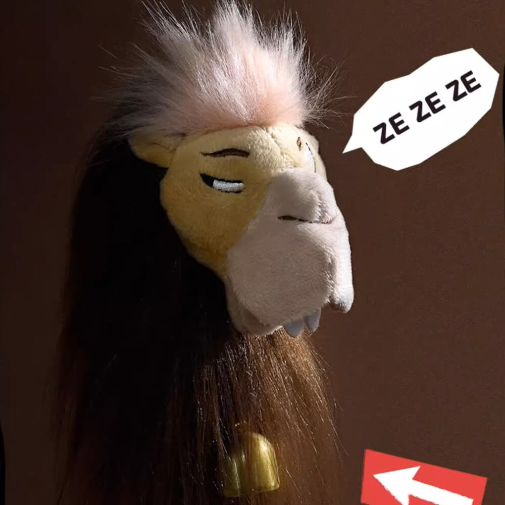 Funny Camel Plush Keychain with Bell, Stuffed Animal Bag Charm