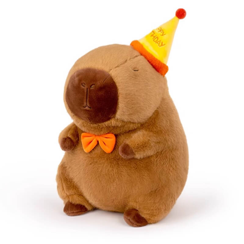 Birthday Capybara Stuffed Plush Toy, Capybara Plushies