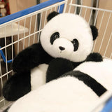 Realistic Stuffed Panda Plush Toy, Lifelike Panda Plushies