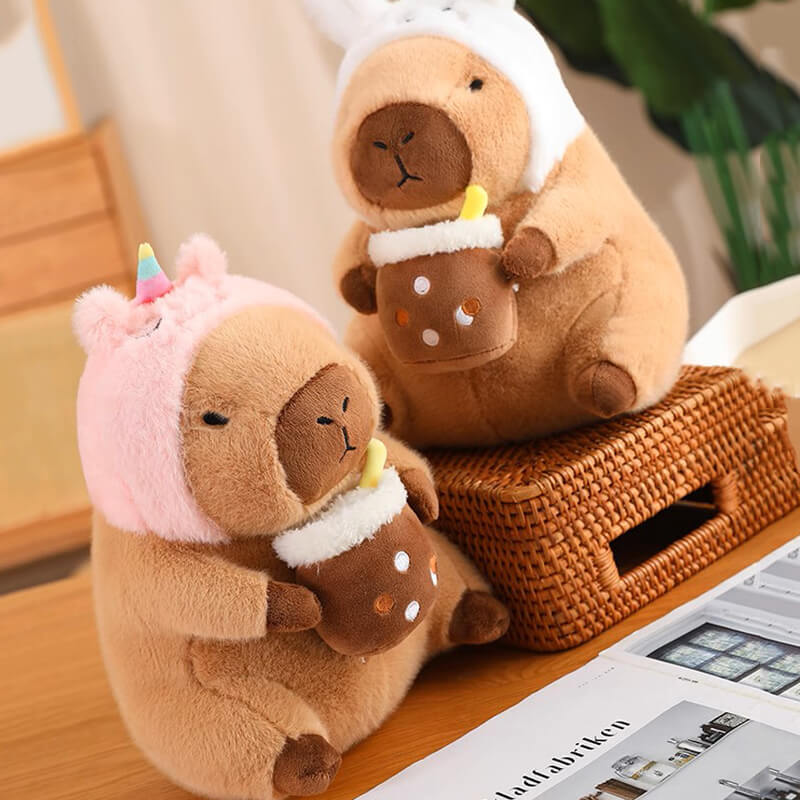 Capybara Stuffed Animal Plush Toy, Six Style Capybara Plushies