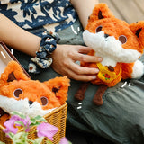 Little Red Fox Stuffed Animal Plush Toy, Vulpes Vulpes Plushies