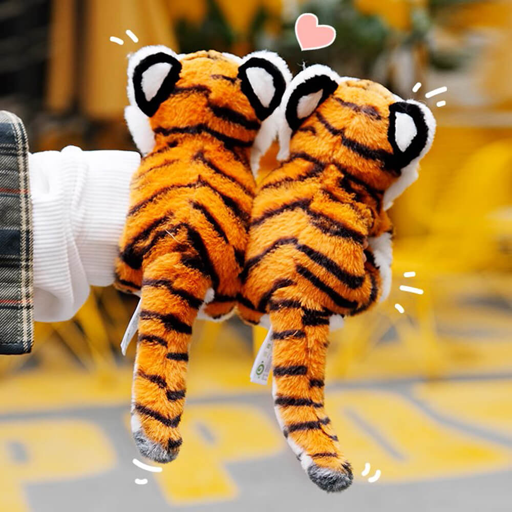 Tiger Stuffed Plush Slap Bracelet, Animal Plushies