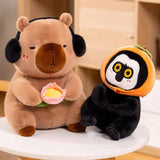 Cute Capybara Stuffed Animal Plush Toy, Relaxed Capybara Plushies