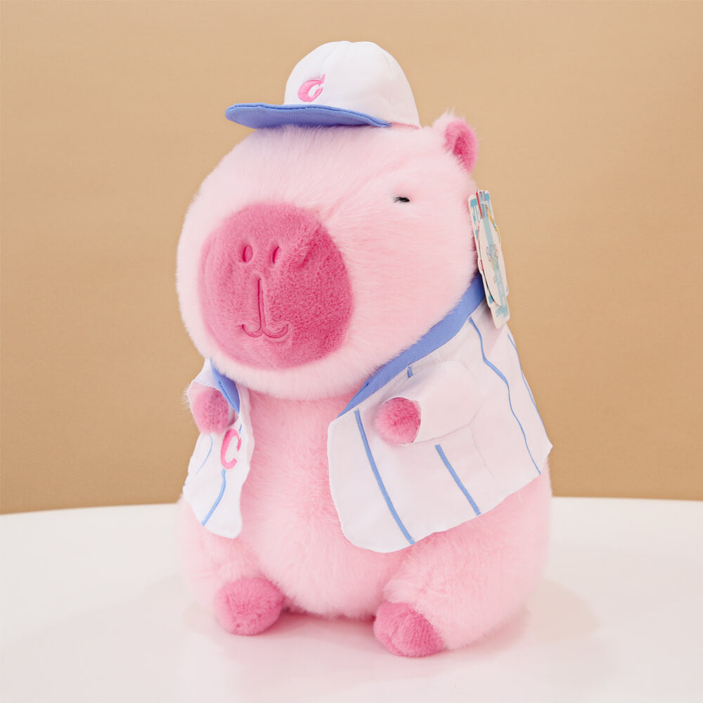 Cute Capybara Plush Toy with Backpack, Kawaii Capybara Stuffed Animal Plushie