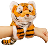 Tiger Stuffed Plush Slap Bracelet, Animal Plushies