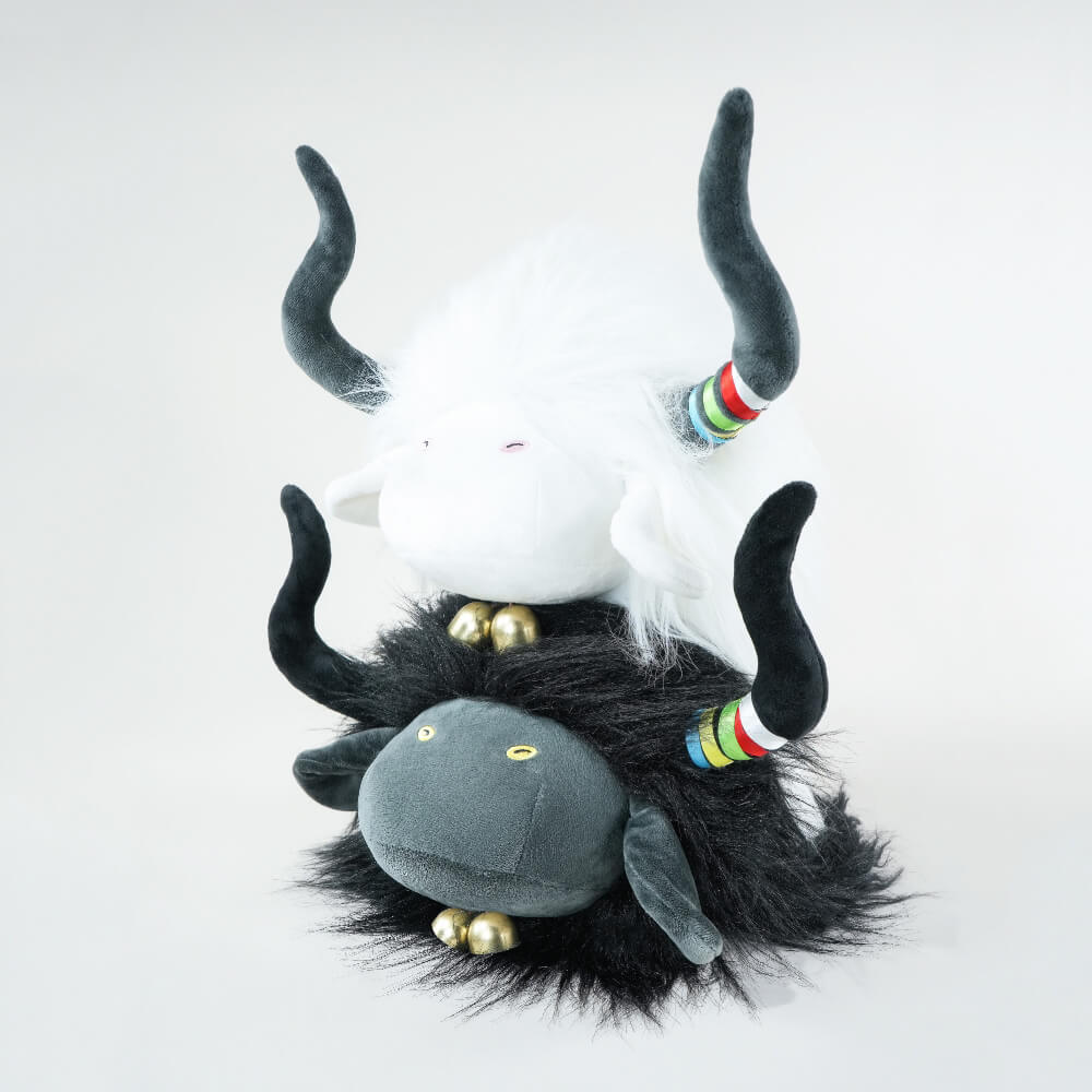 Fluffy Yak Stuffed Animal Plush Toy, Wild Ox Plushies