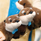 Cute Eurasian Otter Stuffed Plush Slap Bracelet, Otter Plushies