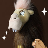 Funny Camel Plush Keychain with Bell, Stuffed Animal Bag Charm