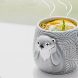 Hand Painted Sea Otter Stoneware Mug, Ceramic Animal Coffee Cup