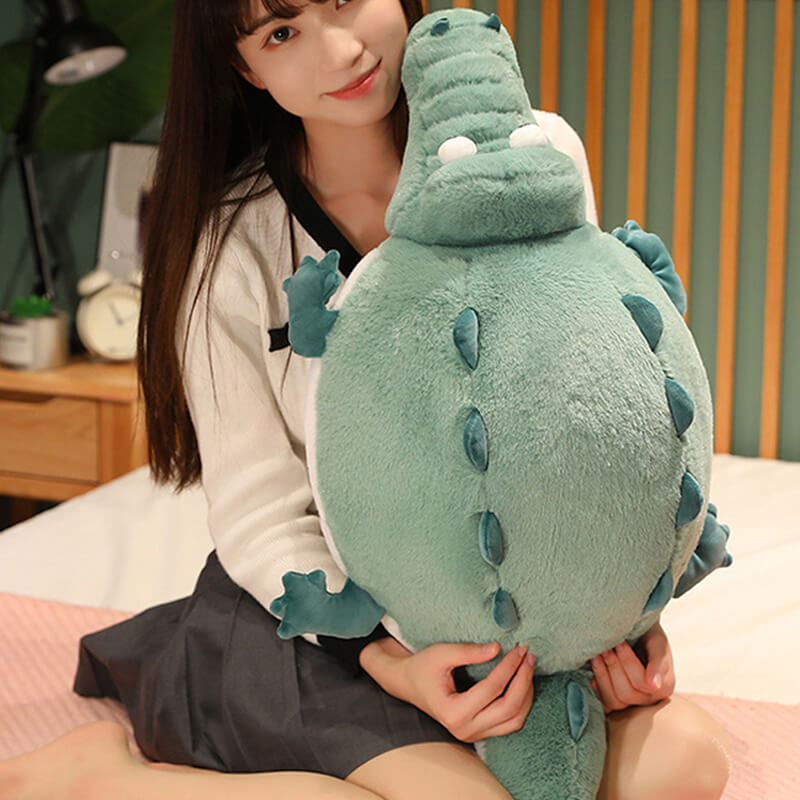 Chubby Stuffed Animal Plush Toys, Puffer Fish Crocodile Plushies