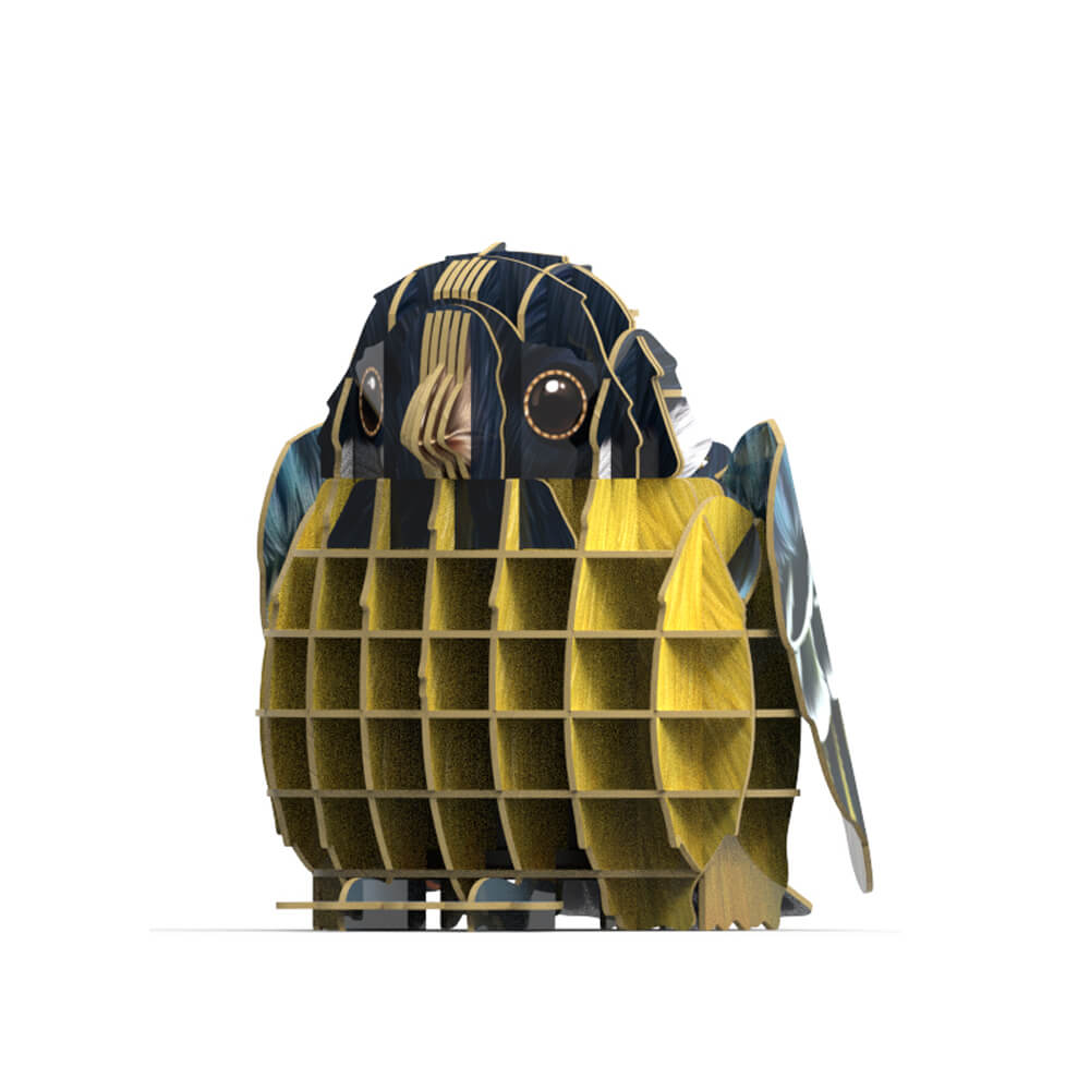 3D Bird Paper Puzzle, Premium Cardboard Models with Bird Sound Device