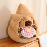 Kawaii Capybara Stuffed Animal Plush Toy with Poop Plush Toy