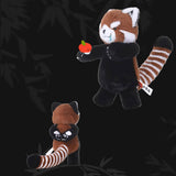 Realistic Red Panda Stuffed Animal Plush Toy, Handmade Plush Red Panda