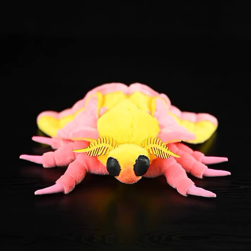 Realistic Rosy Maple Moth Stuffed Animal Plush Toy